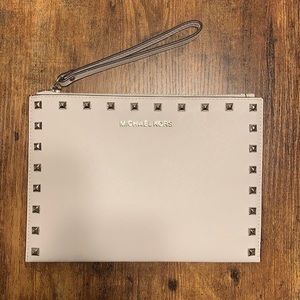 Michael Kors studded clutch